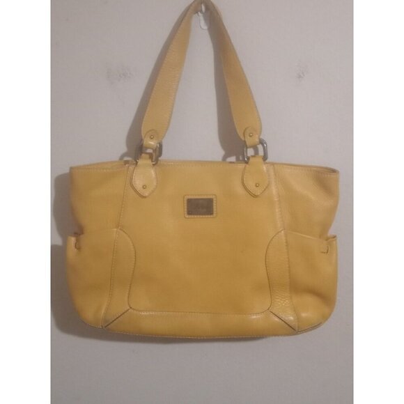 Cole Haan Handbags - Beautiful Cole Haan Tan Brown Soft Leather Shoulder Handbag w/Double Handles